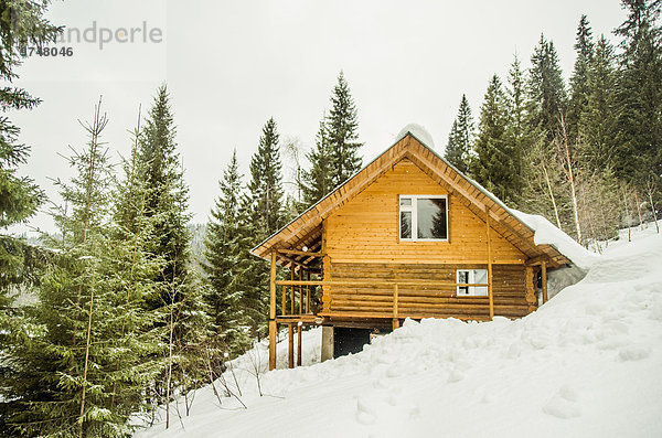 Hügel Schnee Kabine