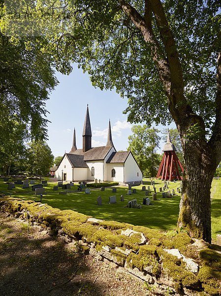 Kirche Ansicht Friedhof