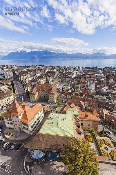 Schweiz  Lausanne  Stadtbild