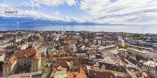 Schweiz  Lausanne  Stadtbild