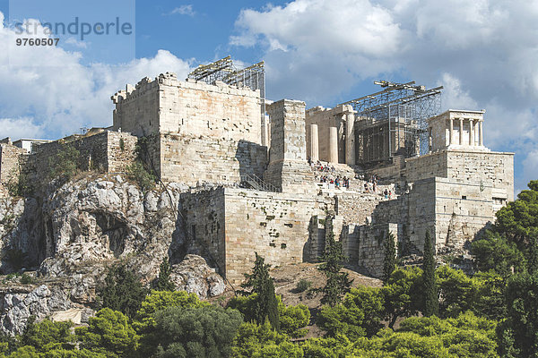 Griechenland  Athen  Blick auf Parthenon