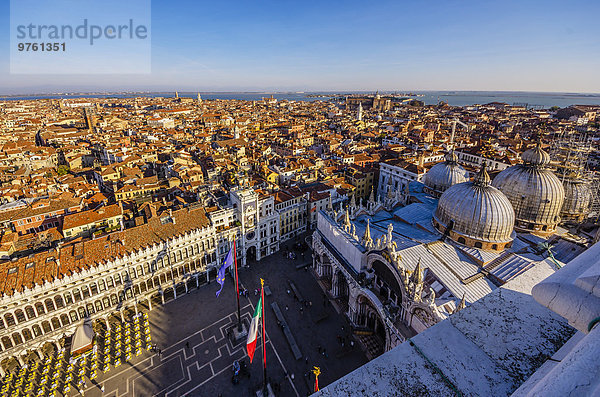 Italien  Venedig  Blick über den Markusplatz