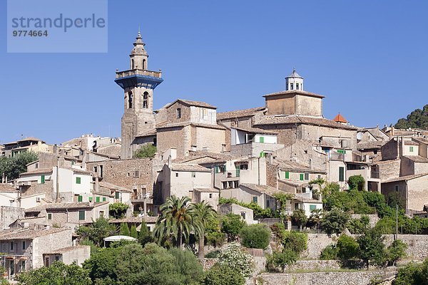 Europa Kirche Balearen Balearische Inseln Spanien Valldemossa