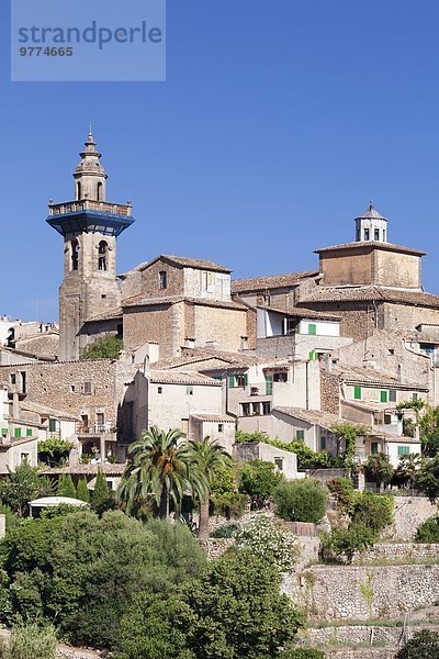 Europa Kirche Balearen Balearische Inseln Spanien Valldemossa