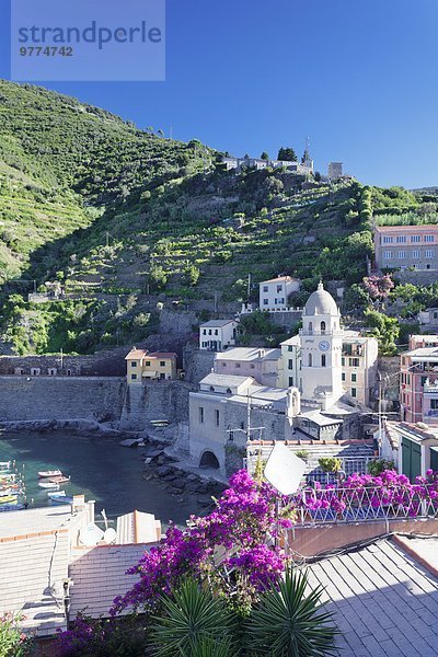 Europa UNESCO-Welterbe Cinque Terre Italien Ligurien Vernazza