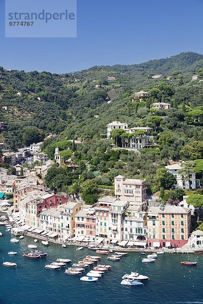 Europa Italien Ligurien Portofino Provinz Genua