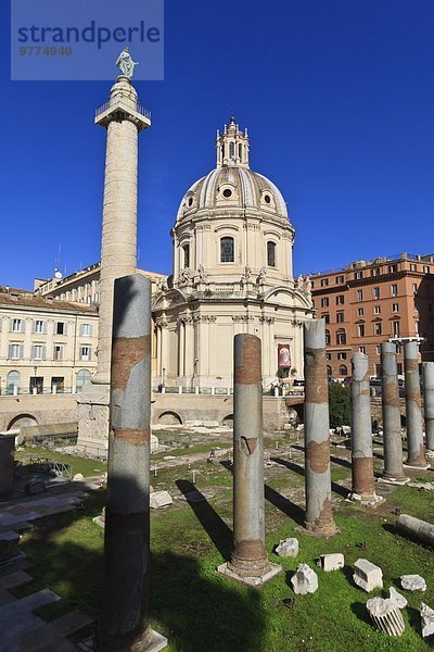 Rom Hauptstadt Europa Säule Latium Italien