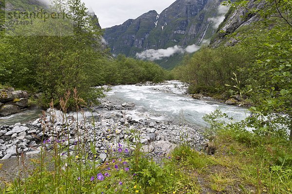 nahe Europa Tal Norwegen Skandinavien