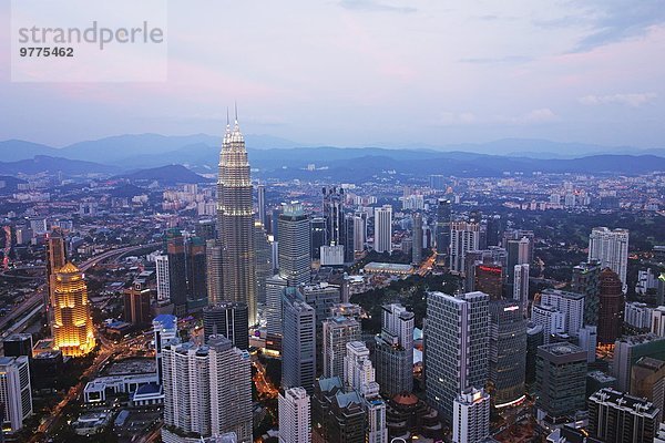 Kuala Lumpur Hauptstadt Skyline Skylines Südostasien Asien Malaysia