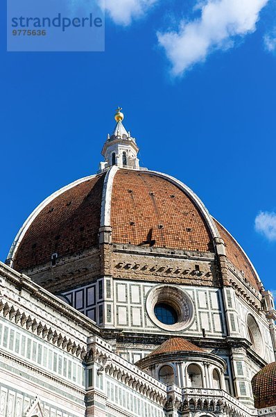 Der Dom  die Kuppel von Brunelleschi  Piazza del Duomo  UNESCO Weltkulturerbe  Florenz (Toskana  Italien  Europa)