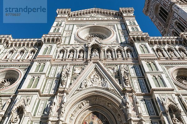 Europa Kathedrale Fassade Hausfassade UNESCO-Welterbe Italien Toskana