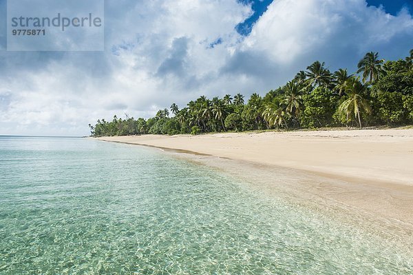 Strand weiß Sand Pazifischer Ozean Pazifik Stiller Ozean Großer Ozean Tonga
