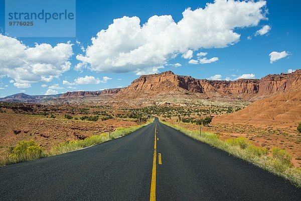 Nationalpark führen Amerika Fernverkehrsstraße Nordamerika Verbindung Riff Utah