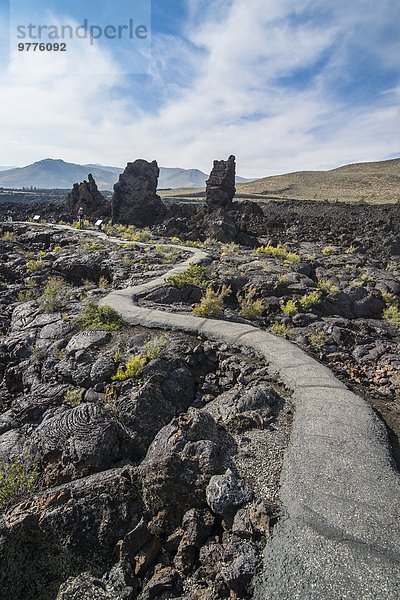 Kälte Nationalpark Amerika Weg Lava Nordamerika Mond Verbindung Krater Idaho