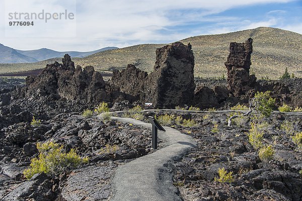 Kälte Nationalpark Amerika Weg Lava Nordamerika Mond Verbindung Krater Idaho