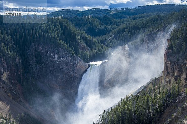Nationalpark Amerika Ehrfurcht Nordamerika Verbindung Yellowstone Nationalpark UNESCO-Welterbe Schlucht Wyoming