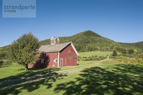 Berg Amerika klein Bauernhof Hof Höfe Nordamerika Neuengland Verbindung Dorset Vermont