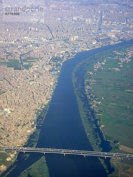 Nordafrika Kairo Hauptstadt Fluss Afrika Ägypten