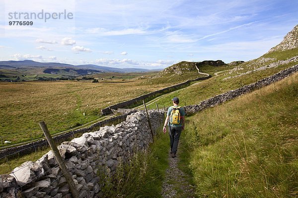 nahe Großbritannien Weg öffentlicher Ort Yorkshire and the Humber wandern Wanderweg