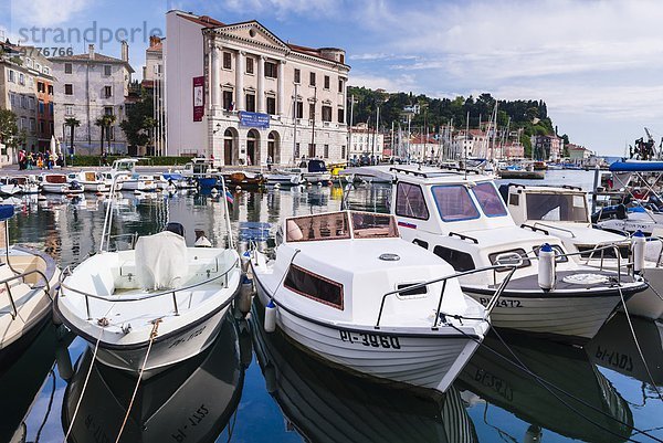 Hafen Europa Piran Slowenien