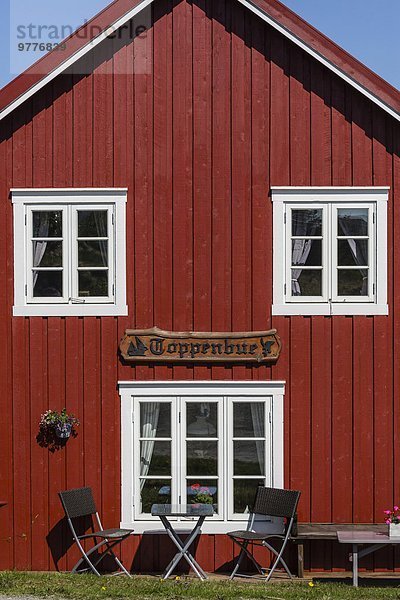Europa klein Dorf Norwegen angeln UNESCO-Welterbe Skandinavien