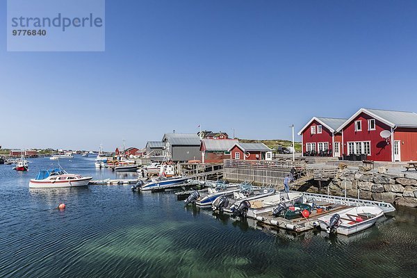 Europa klein Dorf Norwegen angeln UNESCO-Welterbe Skandinavien