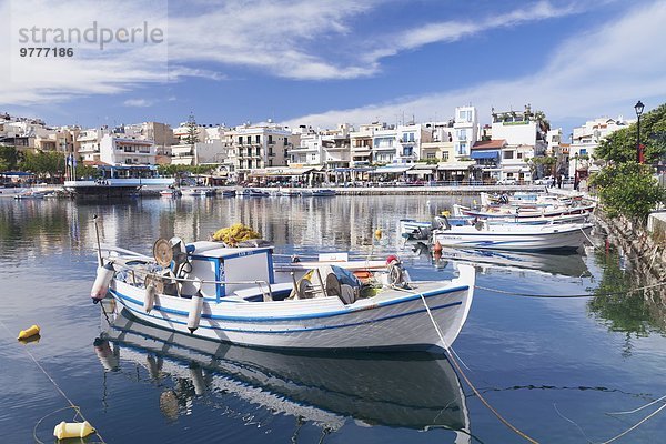 Europa Agios Nikolaos Kreta Griechenland Griechische Inseln