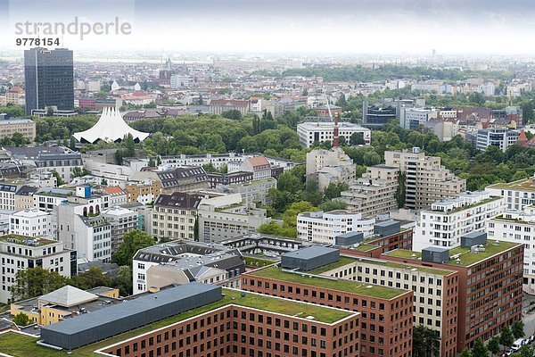 Berlin Hauptstadt Europa Gebäude hoch oben Deutschland