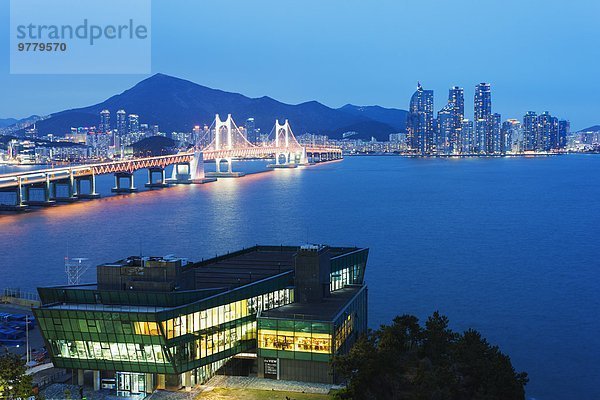 Skyline Skylines Großstadt Brücke Asien Südkorea