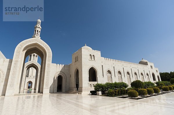 Maskat Hauptstadt Ehrfurcht Naher Osten Moschee Oman