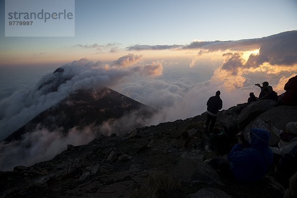 Fröhlichkeit Tourist Mittelamerika Ansicht Guatemala