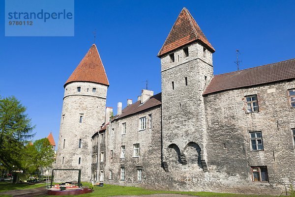 Tallinn Hauptstadt Stadtmauer Europa Stadt UNESCO-Welterbe Estland alt