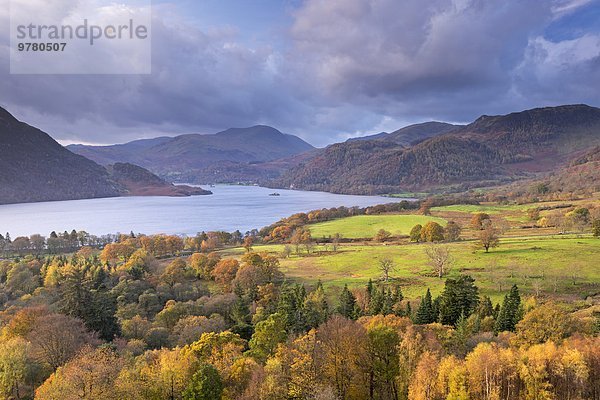 Europa Großbritannien fallen fallend fällt Cumbria England