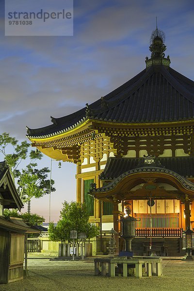 UNESCO-Welterbe Asien Abenddämmerung Japan Nara Pagode