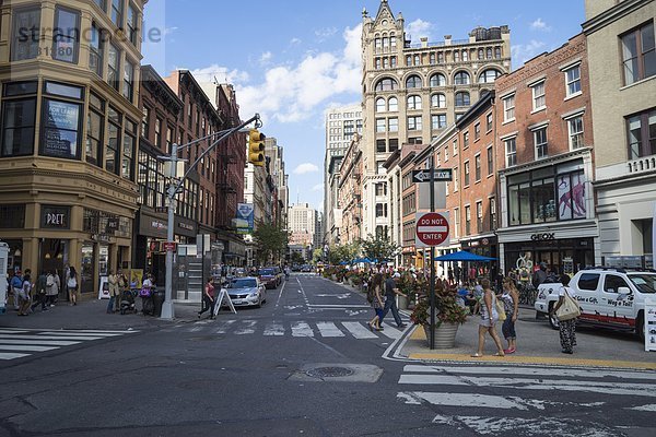 Städtisches Motiv Städtische Motive Straßenszene New York City Amerika Nordamerika Verbindung Manhattan