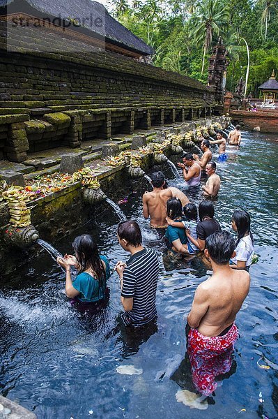 waschen Südostasien Asien Indonesien Ritual