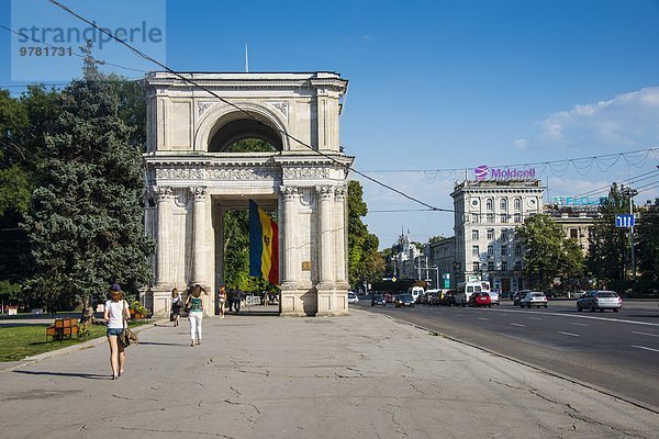 Chisinau Hauptstadt Europa Brücke Moldawien