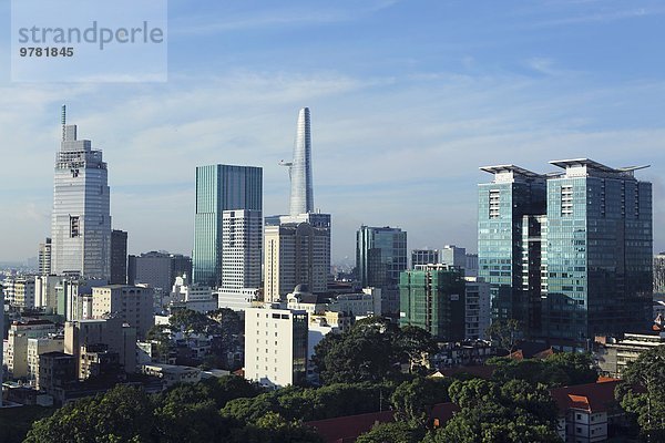 Skyline Skylines Großstadt Turm Zimmer Südostasien Vietnam Asien Innenstadt