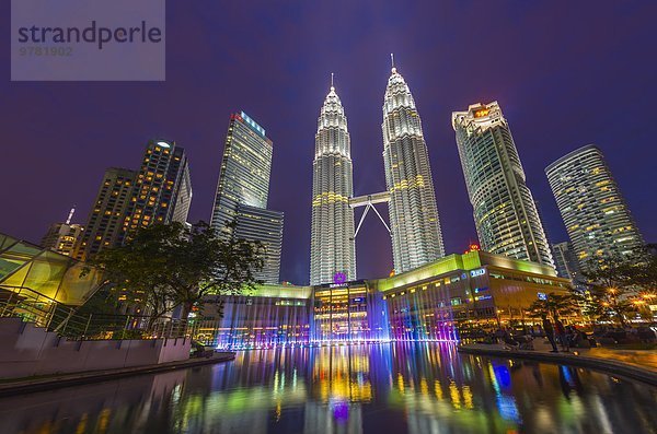 Kuala Lumpur Hauptstadt Südostasien Asien Malaysia Petronas Towers