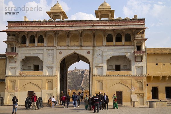 Amber Fort Asien Indien Jaipur Rajasthan