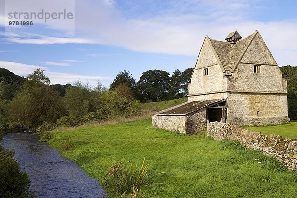 Europa Stein Großbritannien Cotswolds Jahrhundert England Gloucestershire