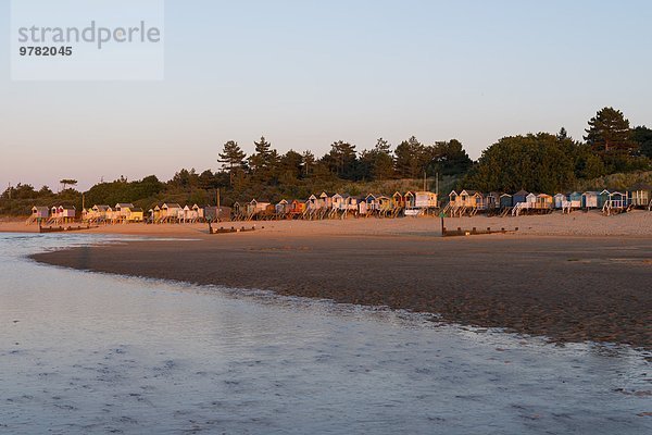 Hütte Europa Strand Großbritannien Meer Ansicht Norfolk England