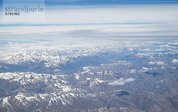 Delhi Hauptstadt Berg über fliegen fliegt fliegend Flug Flüge Turm Himalaya Asien Indien Leh