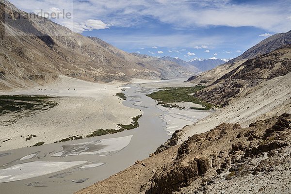 sehen Tal Schwangerschaft Nubra Valley Asien Indien Ladakh