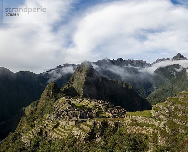 Ruinenstadt Machu Picchu UNESCO-Welterbe Peru Südamerika