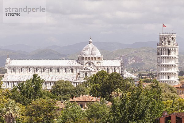 angelehnt Europa UNESCO-Welterbe Kathedrale Italien Pisa Toskana
