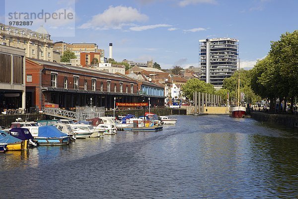 Europa Großbritannien Kai Bordeaux Bristol England