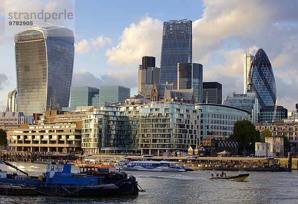 Europa Finanzen Großbritannien Gebäude London Hauptstadt Großstadt Ortsteil England