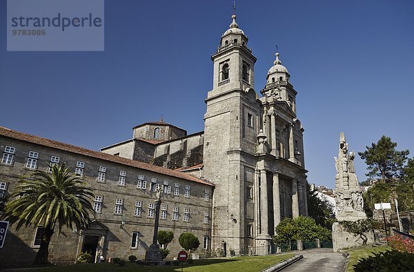 Europa Kirche Altstadt UNESCO-Welterbe Galicien Santiago de Compostela Spanien