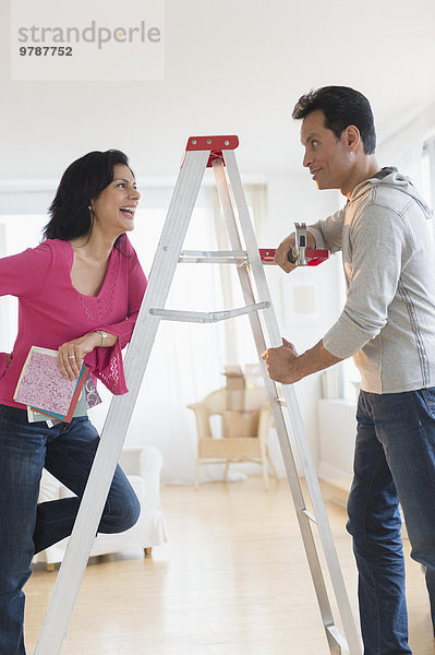 sprechen Leiter Leitern Wohnhaus Renovierung